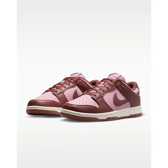 Nike Dunk Low Next Nature Women's Sneakers 10.5 elemental Pink Dark Pony NWT - Picture 2 of 13